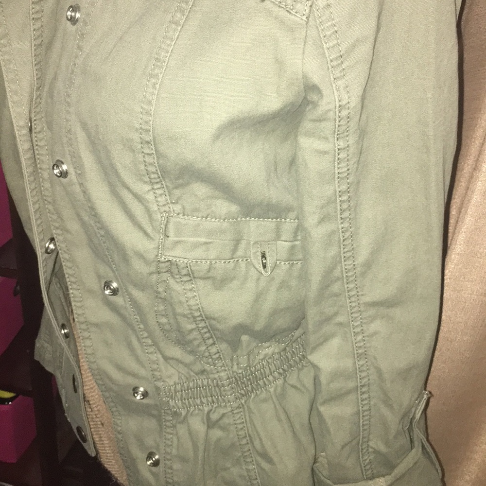 Army Green Jacket. - Picture 3 of 3